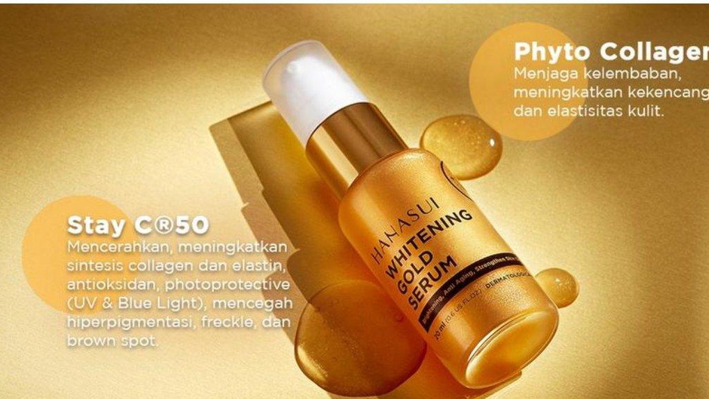 Inilah Review Lengkap HANASUI Whitening Gold Serum, Rahasia Kulit Cerah dan Lawan Penuaan untuk Wajah Lebih Glowing Alami