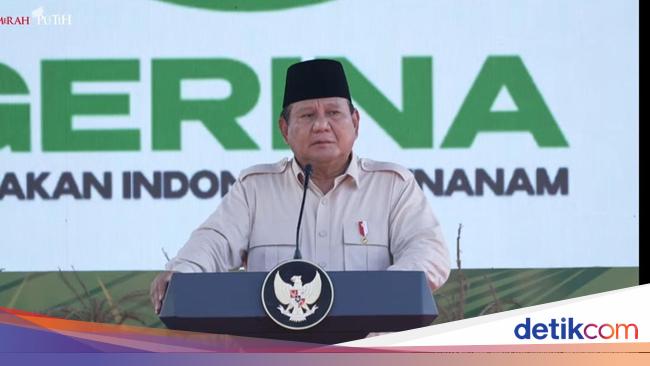 Prabowo, Kalau Pangan Aman, Nggak Usah Takut Saham Turun, Kata Menhan