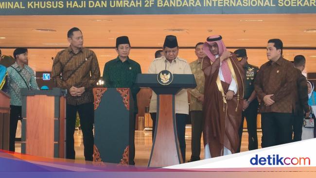 Prabowo Puji Terminal Khusus Haji,Umrah Bandara Soetta Modern dan Nyaman, Tingkatkan Kenyamanan Jemaah Indonesia