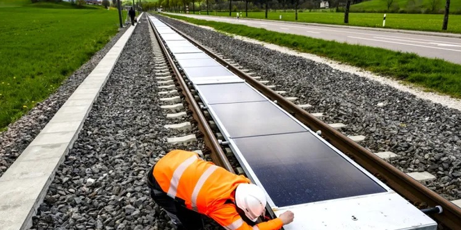 Temukan Potensi Energi Surya di Rel Kereta Swiss, Teknologi Ini Tarik Minat Indonesia tingkatkan efisiensi transportasi