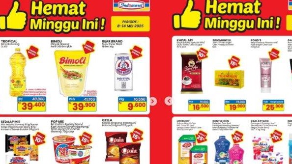 Inilah Katalog Promo Indomaret Terbaru 13,14 Mei 2025, Harga Spesial Minyak Goreng Sania 2L Hanya Rp38.900 buruan jangan sampai kehabisan