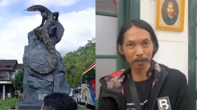 Biaya Rp50 Juta untuk Patung Biawak di Wonosobo Dinilai Terlalu Mahal, Ini Penjelasan Sang Seniman yang Mengejutkan Publik!