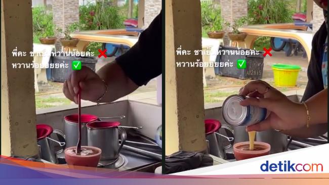 Ngeri! Gerai Ini Pakai Sekaleng Kental Manis untuk Segelas Es Cokelat, Benarkah Seenak Itu?
