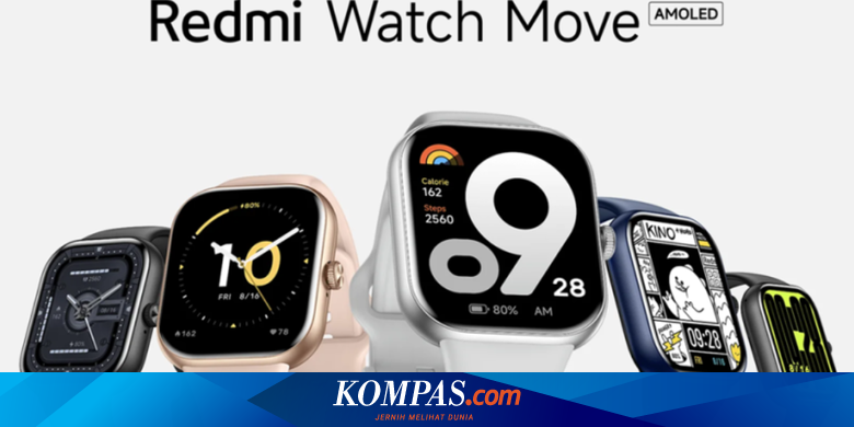Redmi Watch Move Meluncur dengan Layar AMOLED di Bawah Rp 400.000, Cek Spesifikasi Lengkapnya Sekarang!