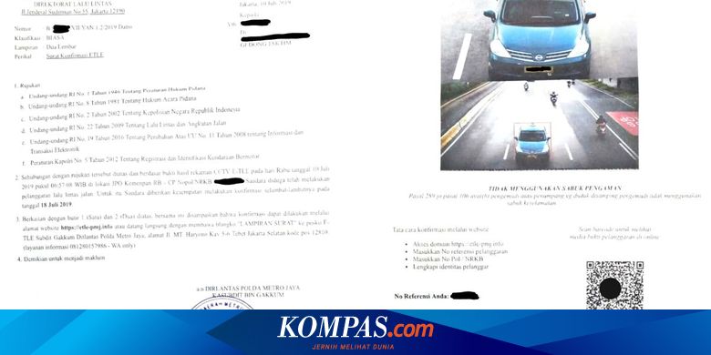 Tidak Bayar Denda Tilang ETLE, STNK Bisa Diblokir, Cek Status Anda